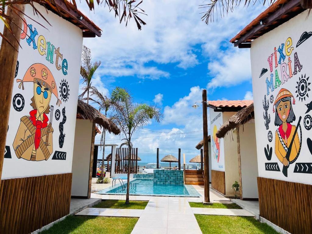 Flats Villas Litoral Sul - Praia Pontal Do Peba - Piacabucu - Al Dış mekan fotoğraf